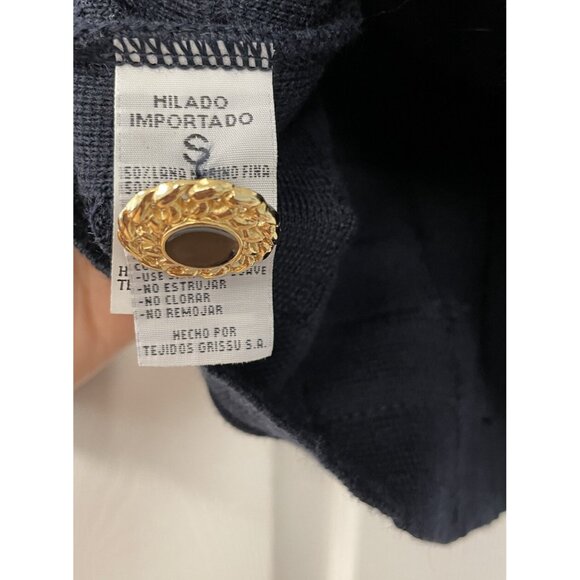 Cachemiras SS Wool Womens Jacket Gold Buttons Small - Picture 5 of 5